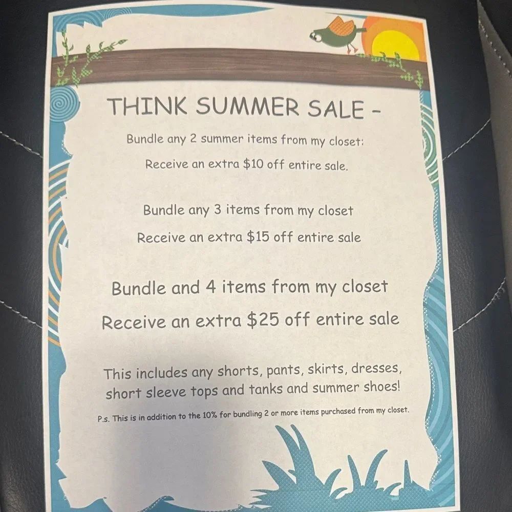 Summer Sale Flyer